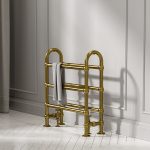 Haddon Pemberley Floor Mounted Traditional Towel Warmer Radiator